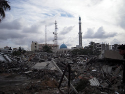 今回の空爆で破壊された建物
