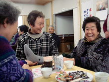 サロンは住民の憩いの場になっています。