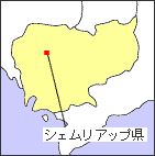 シェムリアップ県地図