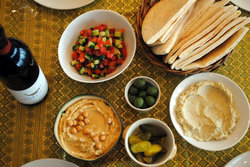 パレスチナ料理、当日いっしょに作りましょう！