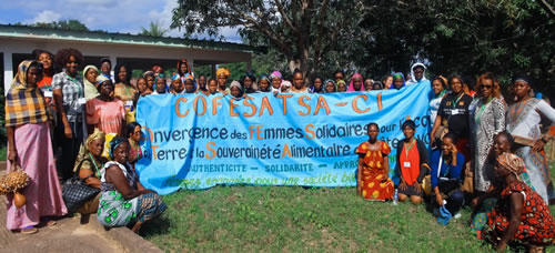 油やしプランテーション開発による環境破壊、土地収奪に抵抗するアフリカの小農女性たちのネットワーク