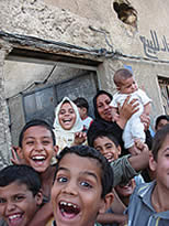 イラクバグダッドにて