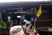 食料支援の様子