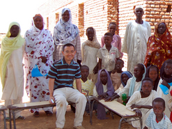 スーダン・南コルドファン州の人々と今井