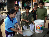 はがき40枚で...稲作技術研修一回分