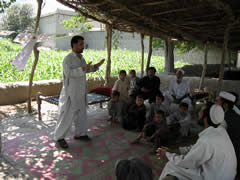 衛生教育の様子