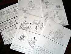 母親教室で使用する教材の一部