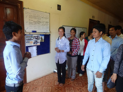 トレーニングの様子。