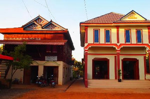 旧オフィス（左）と新オフィス（右）。