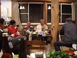 そして木の根ペンションの夜はふけてゆく