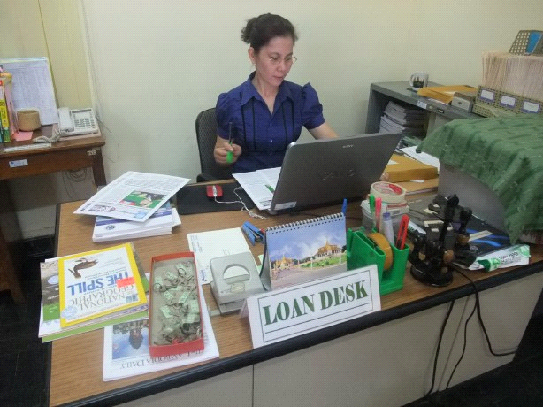 私の仕事場です。