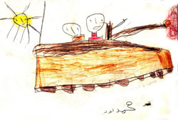 8歳の子どもが描いてくれた絵