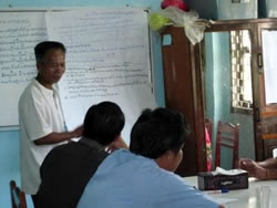 ツアーで学んだ点を発表し合う