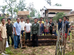 堆肥研修参加者で記念撮影