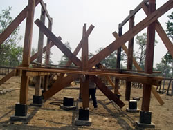 建設の始まった米倉