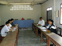 郡農林事務所での話し合い