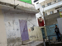 シュアファート難民キャン プ内の様子