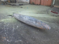 町の中に残されたイスラエル軍の不発弾。9月9日、金子撮影