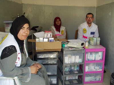 今回の健康相談室はかなり狭い