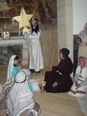 教会でのクリスマスの劇もありました