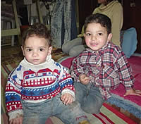 仕事部屋は孫の遊び場所にもなっています