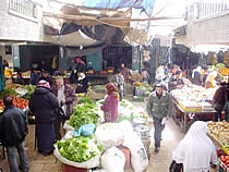 いつものベツレヘムの市場