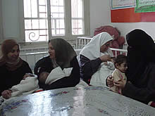 母乳相談室の様子