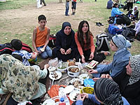 晩御飯もご馳走です