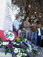 東エルサレムで行われた、第三次中東戦争の犠牲者への追悼式