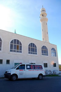 このモスクの一角が巡回診療に使われる