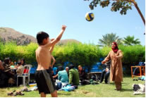 ラマッラーの大雨がうそのよう