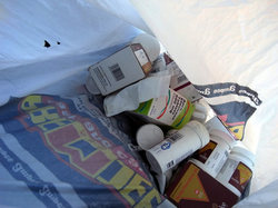 約１年間分の治療薬が、手つかずのまま