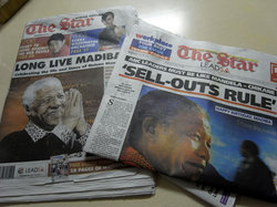 ネルソン・マンデラ・デーの日のトップ記事