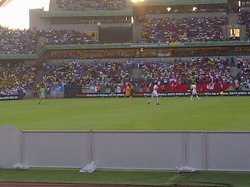 スタジアムも大盛り上がり！