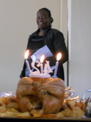 ドゥドゥと、42歳の祝い鶏