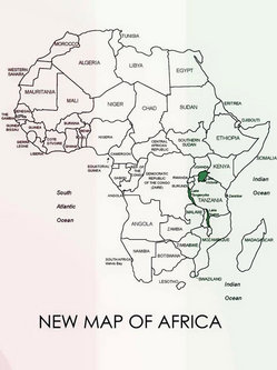 ゼノフォビアの起きた南アに反発してソーシャルメディアに出回った「新アフリカ地図」