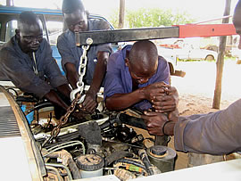 研修生もしっかり戦力になっている 