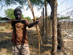 弓矢はデモンストレーションです