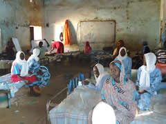 生徒が寄宿する大部屋