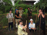 バナナを一本植えるのにもこんなにきついのかを実感