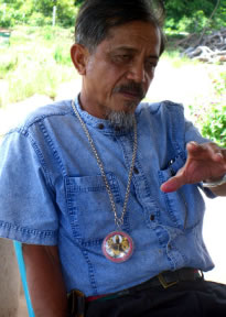 30年間、農民リーダーとして全国的な農民運動を続けてきたカヨタさん。