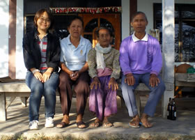 サナンさん一家と宮田さん