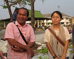 カセームお父さんと宮田さん