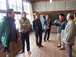達古袋地区の方との意見交換（左端がJVC岩田）