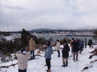 移転予定地から内湾を見下ろす