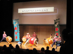 「江戸の粋 寿太鼓」の演奏