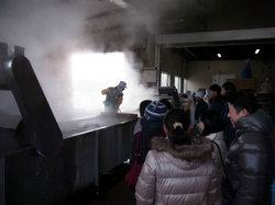 水産加工場の見学