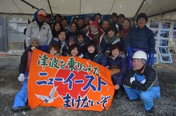 集合写真。漁師さんにも入っていただきました