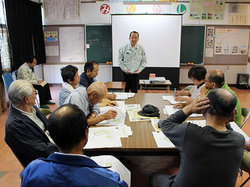 当日は大浦地区災害公営住宅に関する説明会もあわせて開催された
