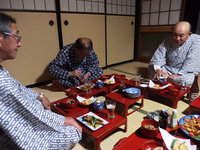 農家民宿の夕食（春蘭の里）